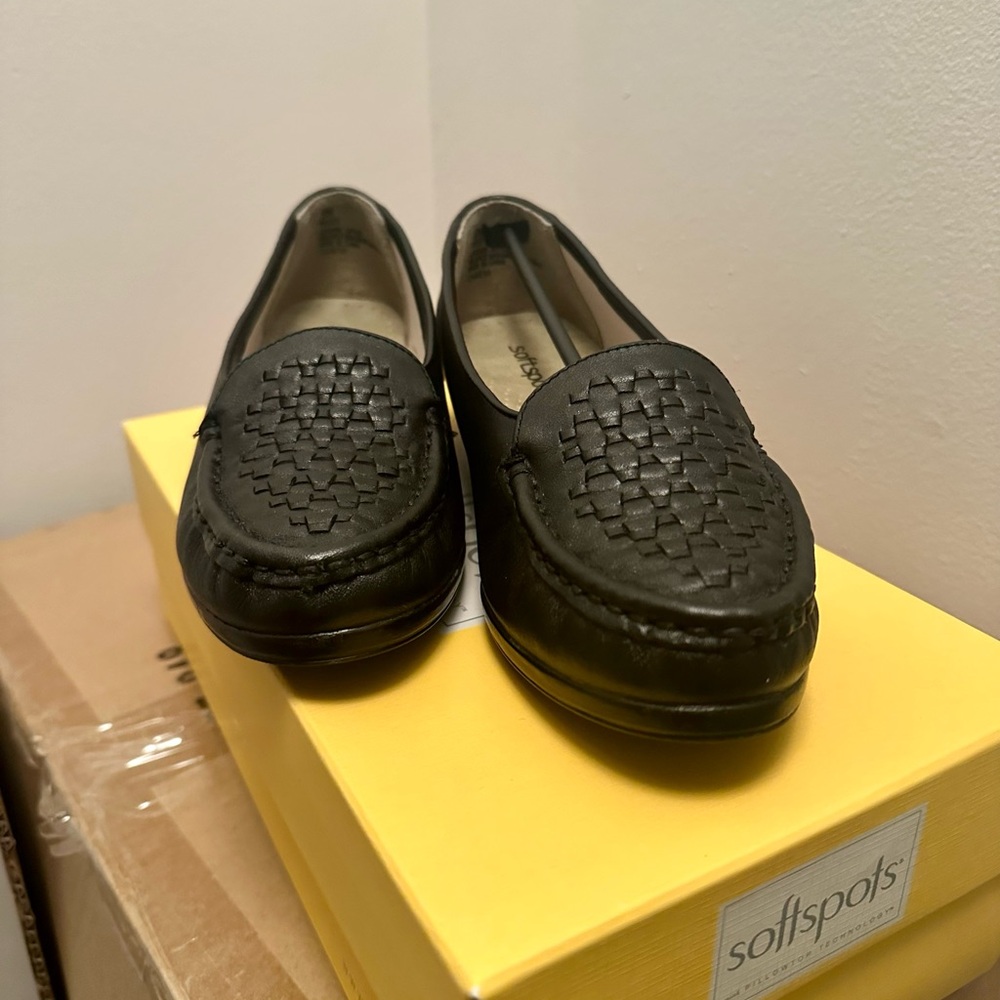 Softspots Black Loafers
